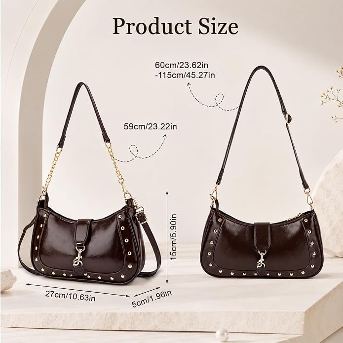 Leather Bag product size dimensions
